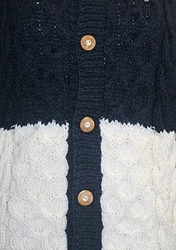 14 AW 82 Nepal Lambs Wool Women's Button Down Collar Sweater Cardigan