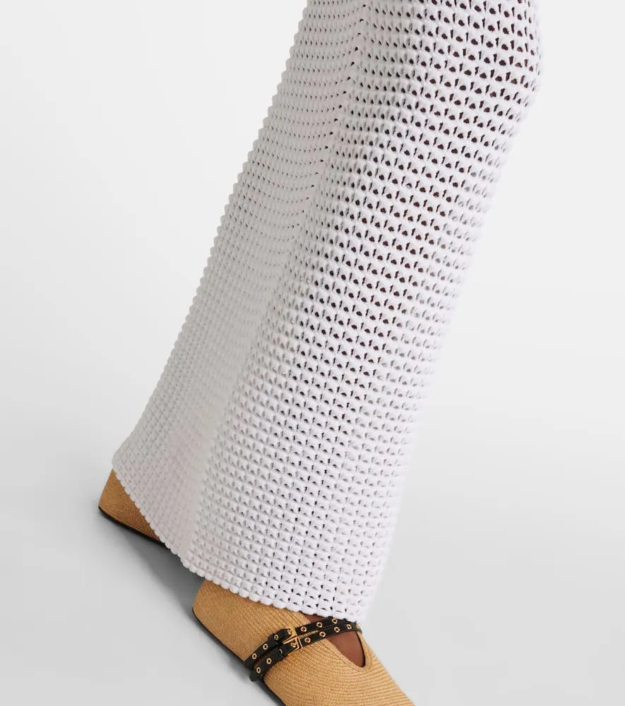 Alaia Crochet maxi dress