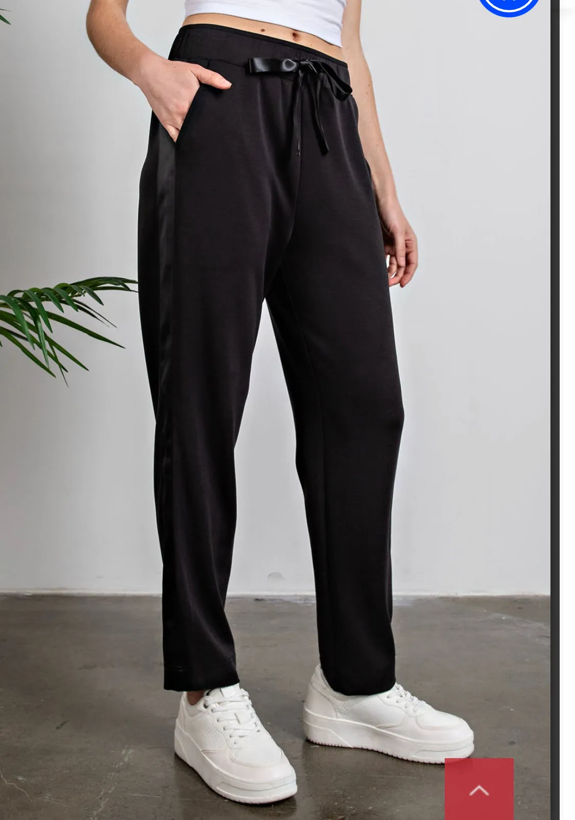 Butter Soft Joggers- Satin Stripe