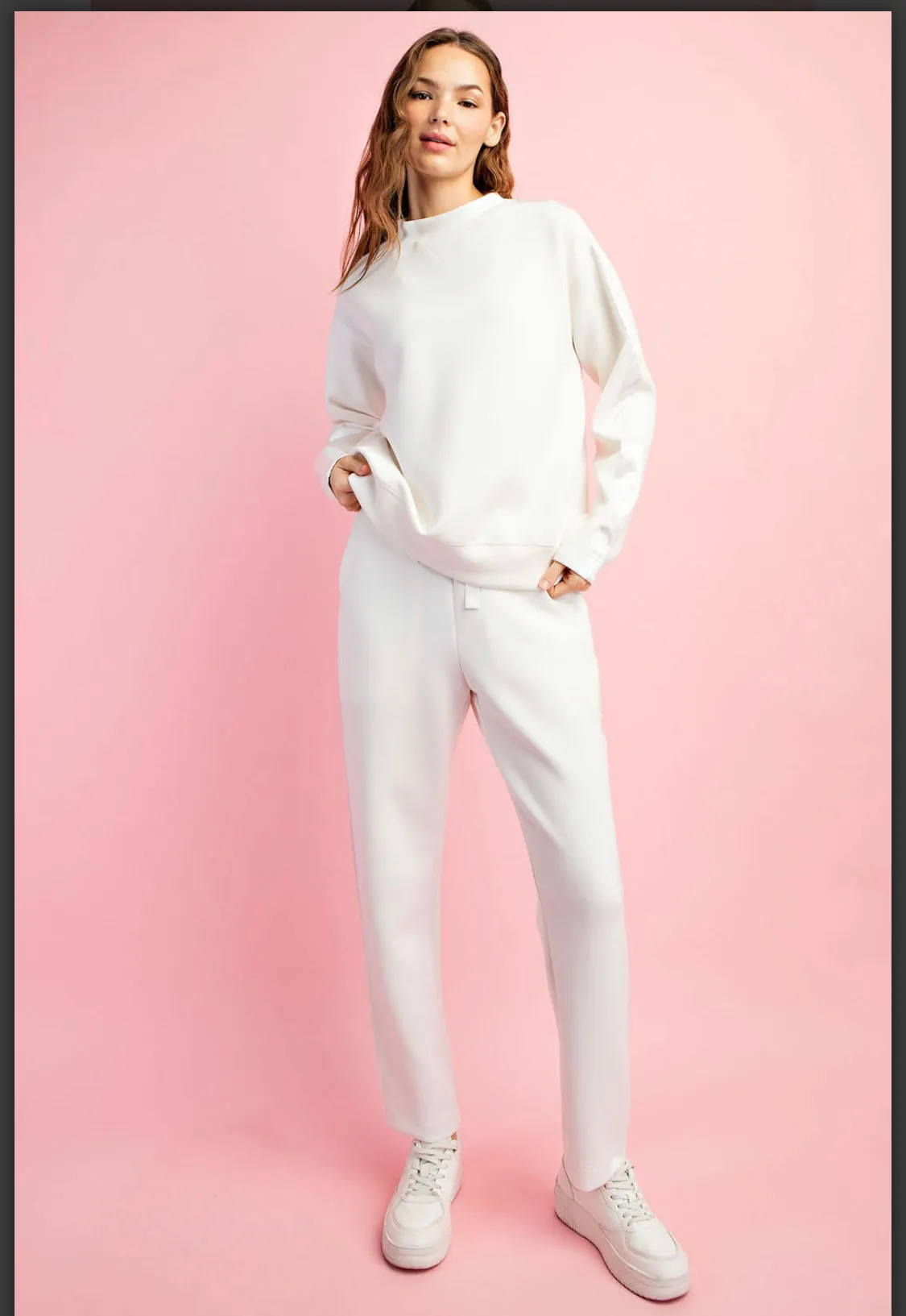 Butter Soft Joggers- Satin Stripe