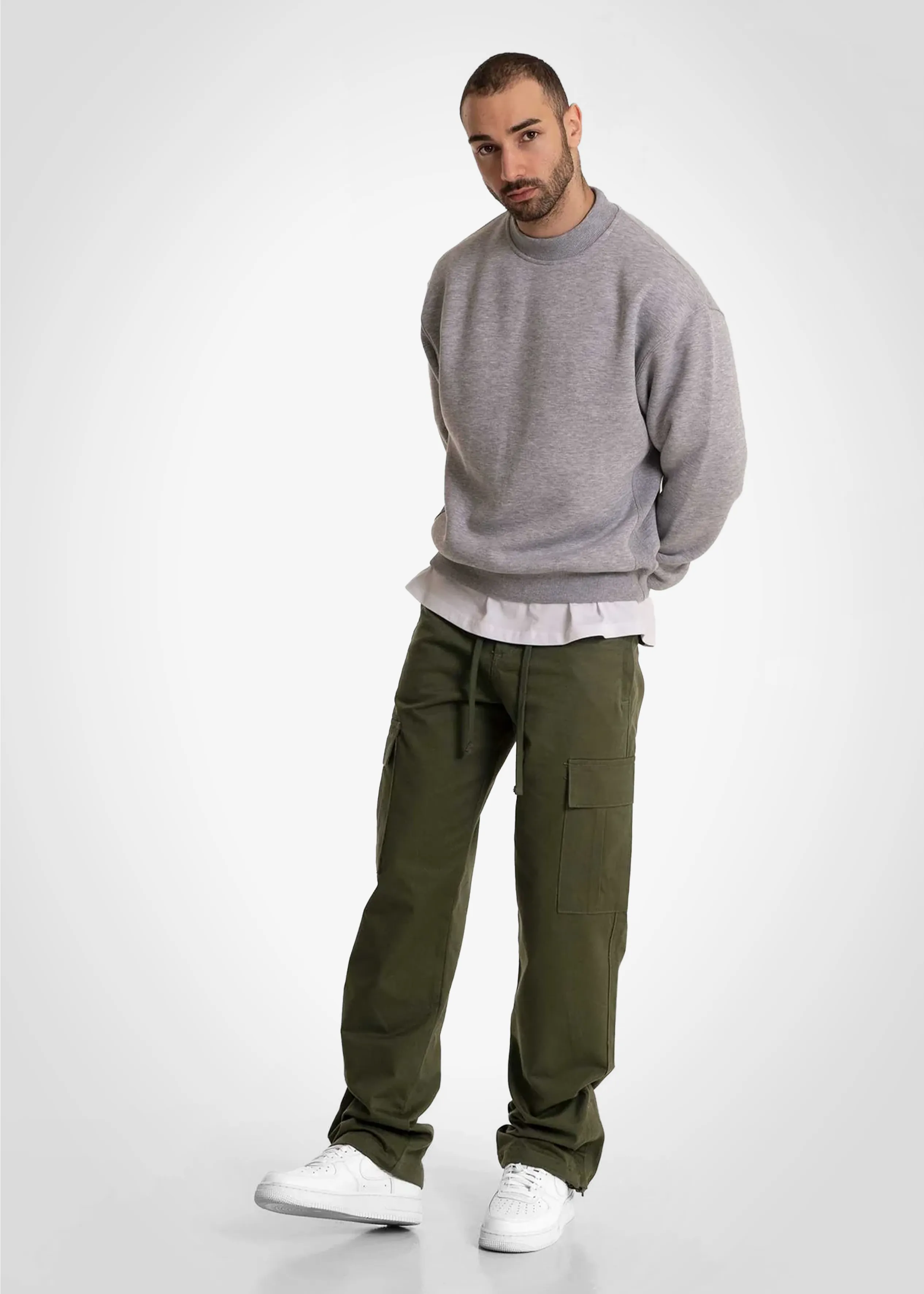 Cargo Pants Straight Leg - Khaki