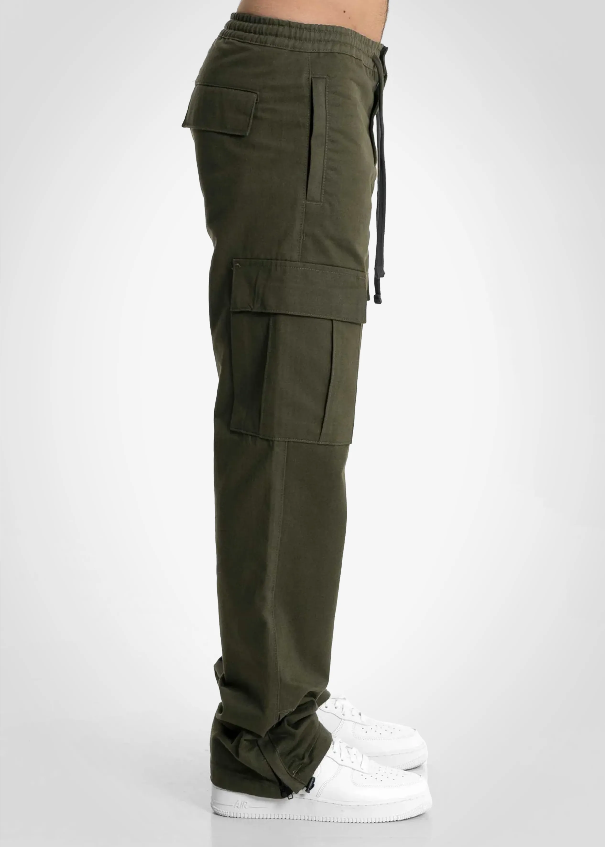 Cargo Pants Straight Leg - Khaki