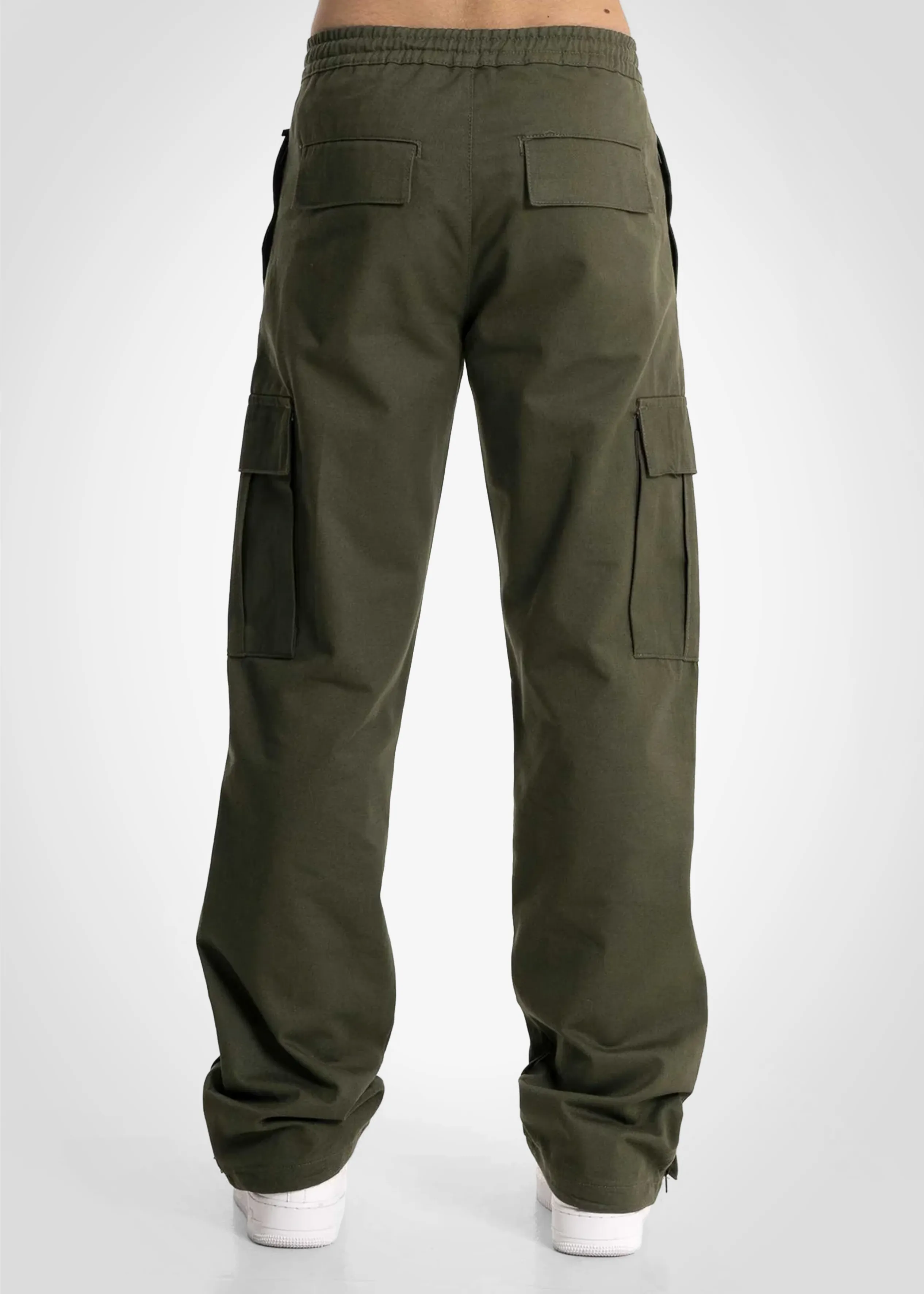 Cargo Pants Straight Leg - Khaki