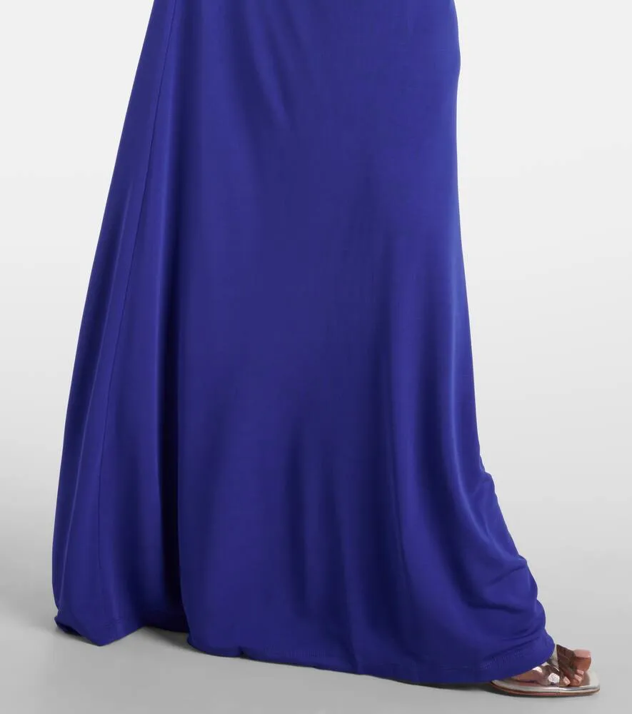 Christopher Esber Embellished draped jersey gown