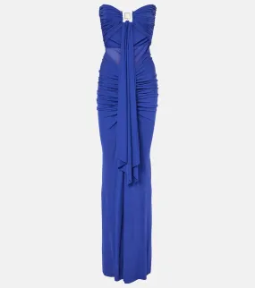 Christopher Esber Embellished draped jersey gown