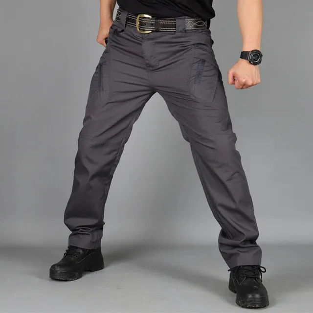 City Military Tactical Cargo Pants Men Combat SWAT Army Military Pants Many Pockets Stretch Flexible Man Casual Trousers XXXL