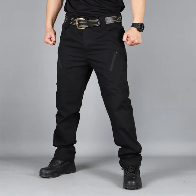 City Military Tactical Cargo Pants Men Combat SWAT Army Military Pants Many Pockets Stretch Flexible Man Casual Trousers XXXL