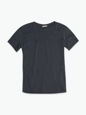 Crew Neck Organic Cotton T-shirt Charcoal Grey