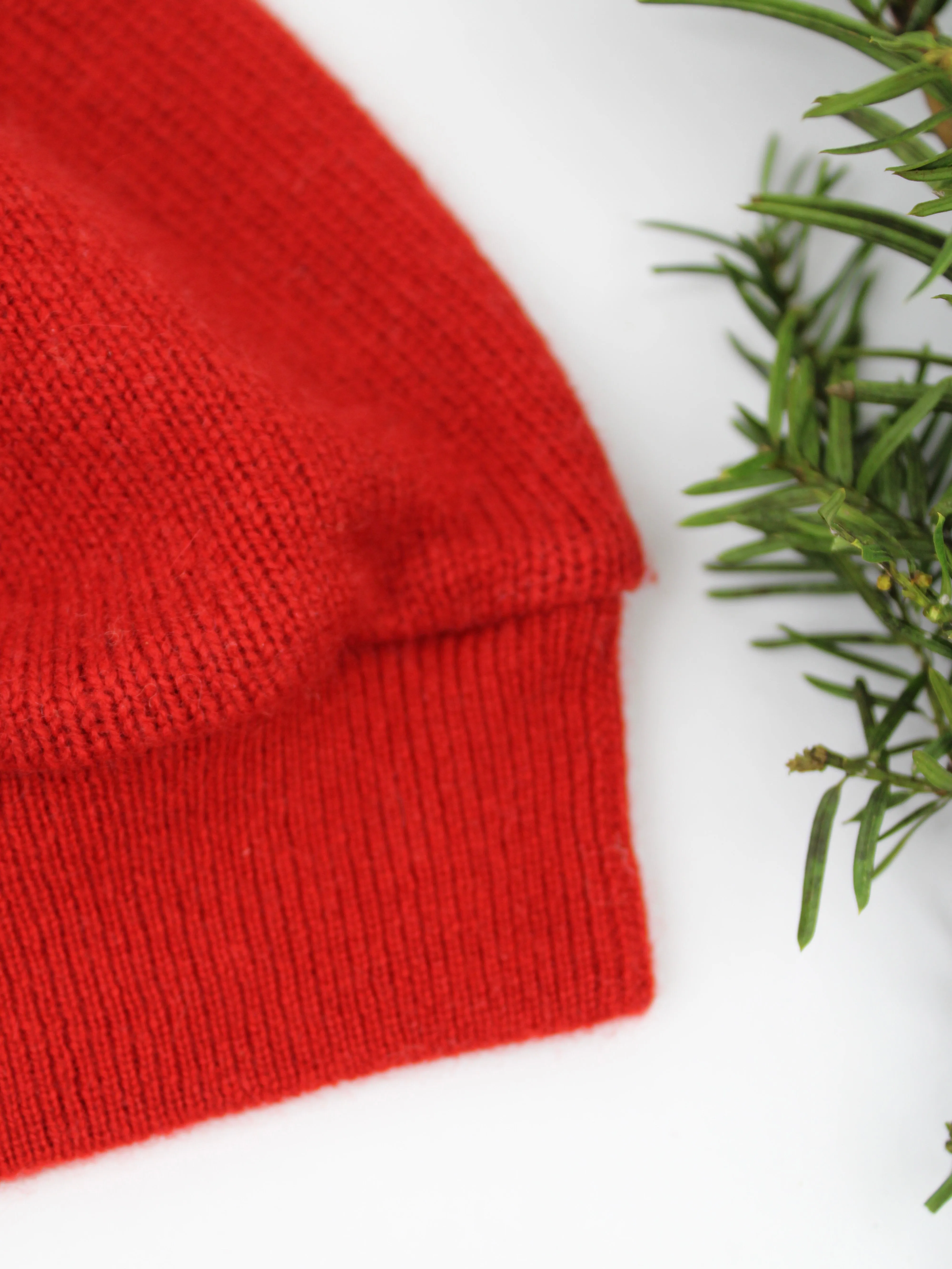 Irregular Cashmere Hat - Child Red Squirrel