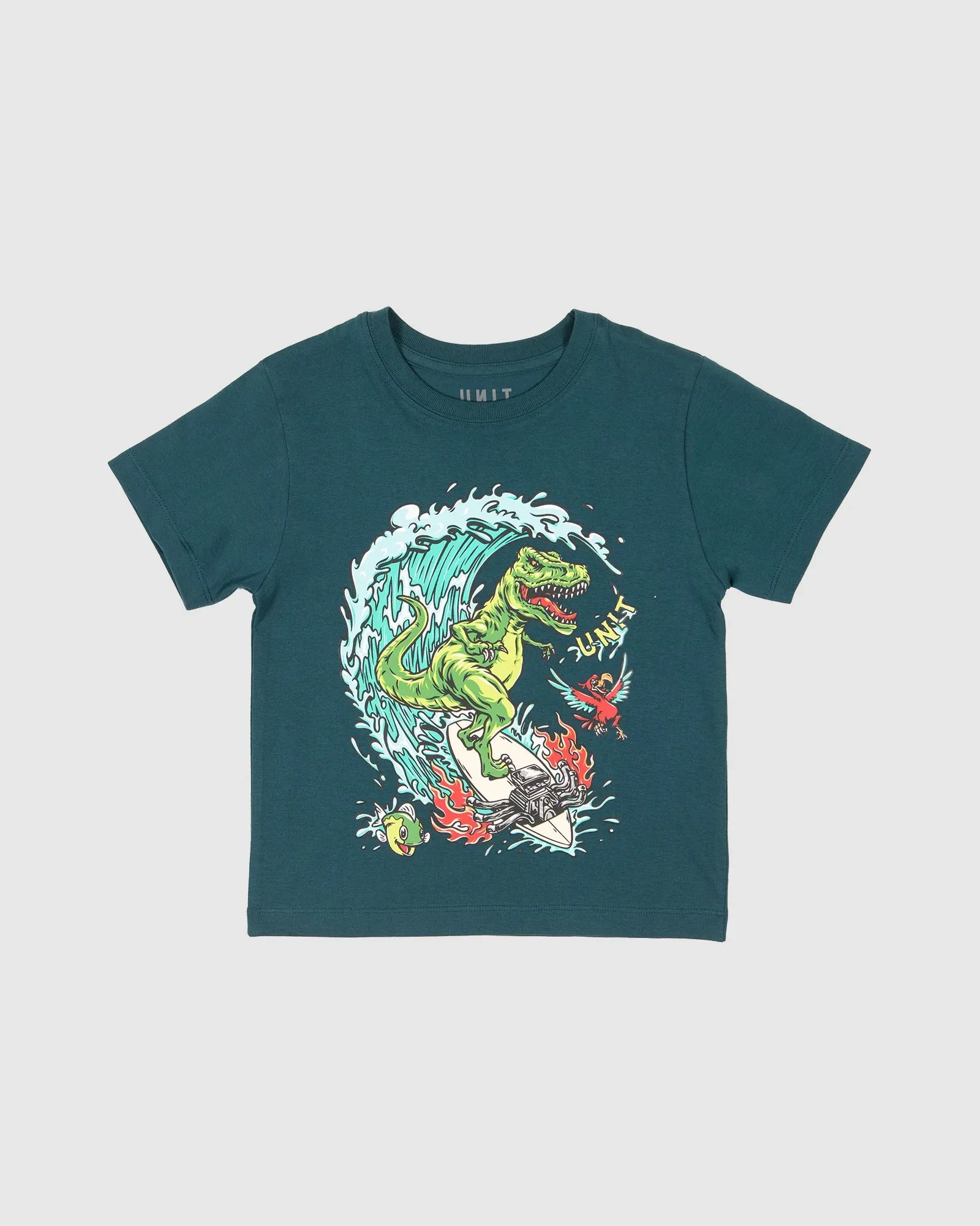 KIDS TEES SURF REX TEAL