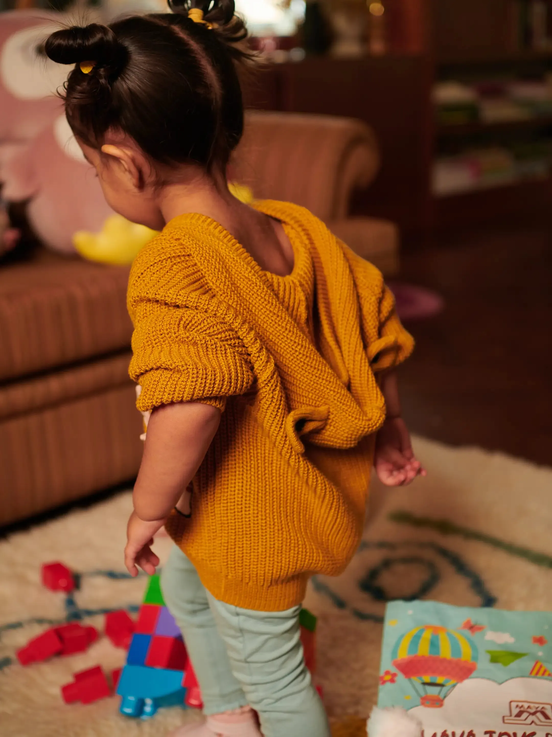 Knitted Chunky Hooded Cardigan