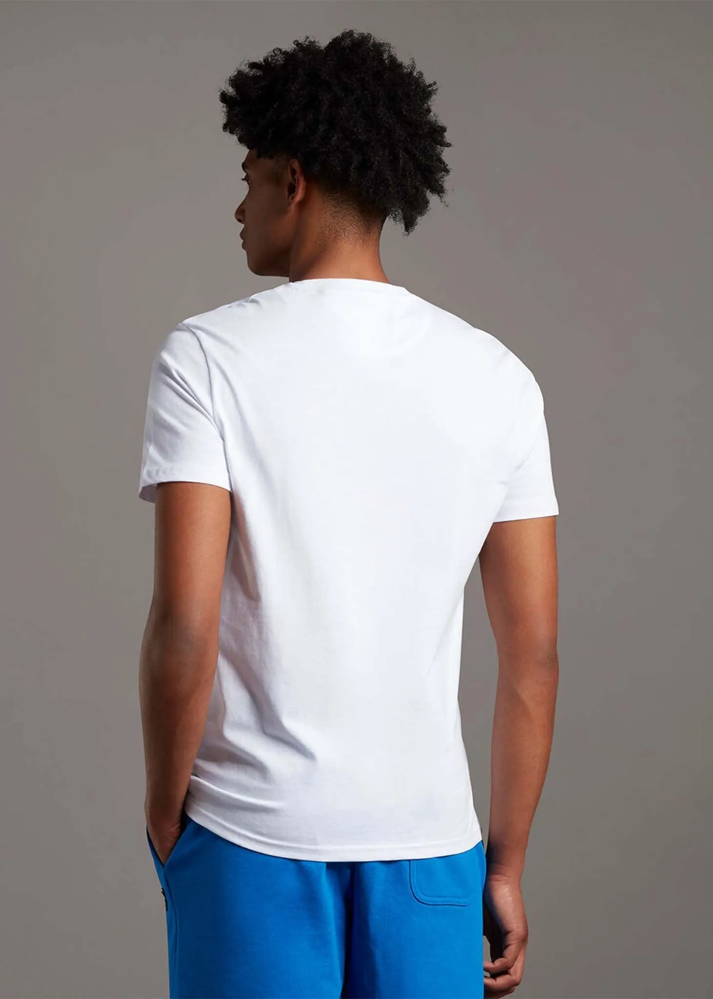 Plain t-shirt - white 3 pack