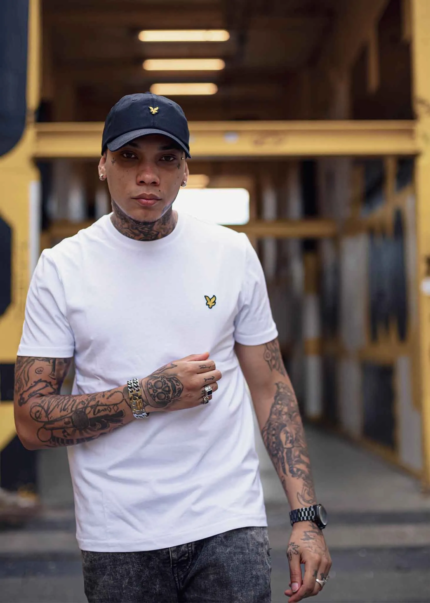 Plain t-shirt - white 3 pack