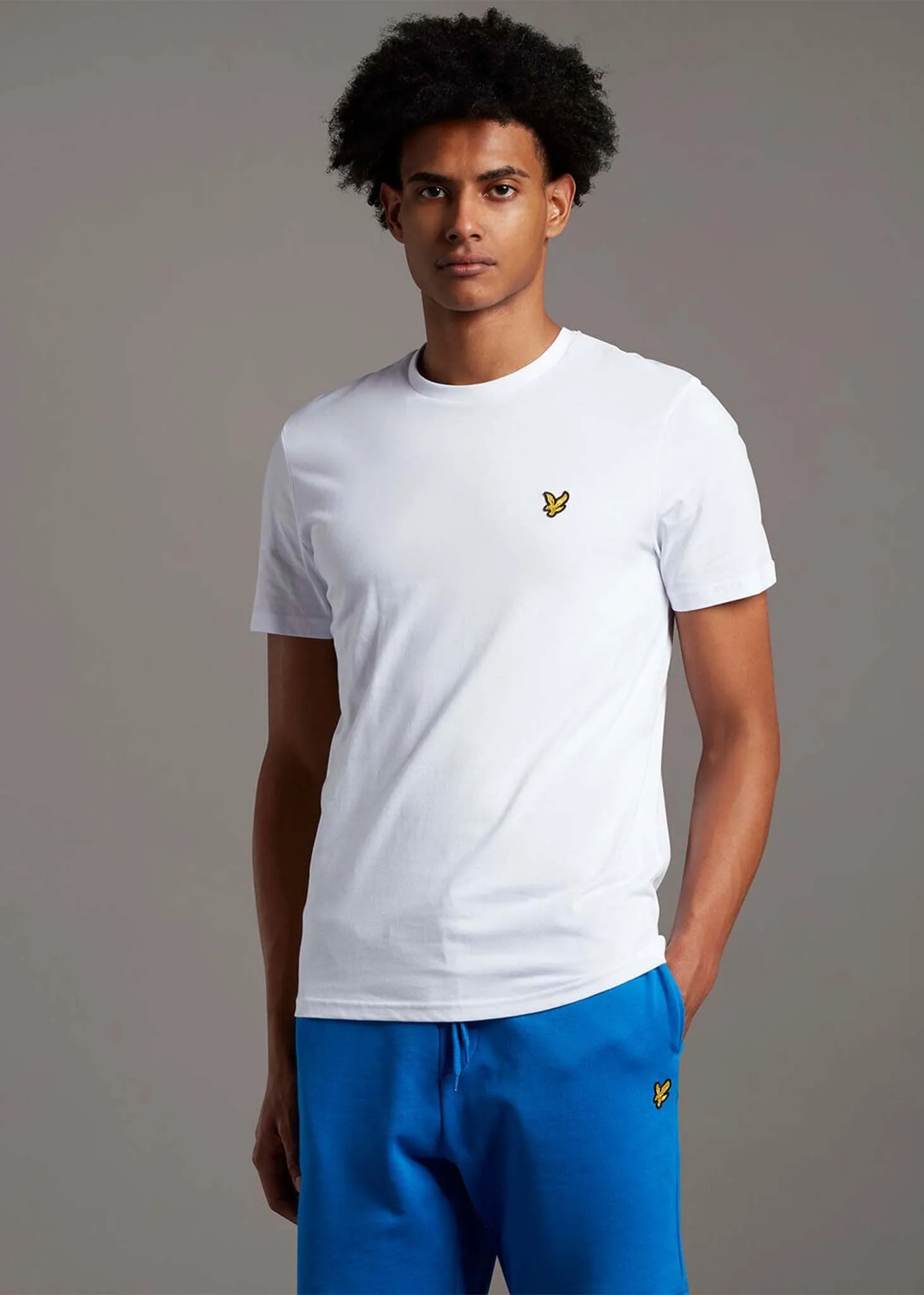 Plain t-shirt - white 3 pack