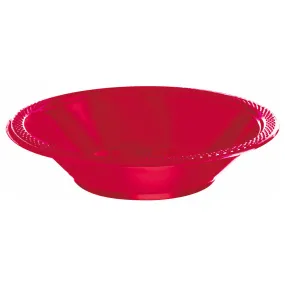 Plastic Bowls - Apple Red