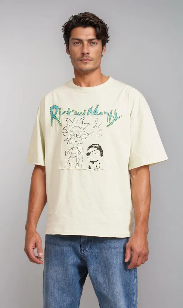 R207070 -Graphic T-Shirt - Cream