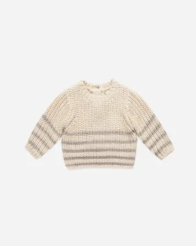 Rex Sweater || Fog Stripe