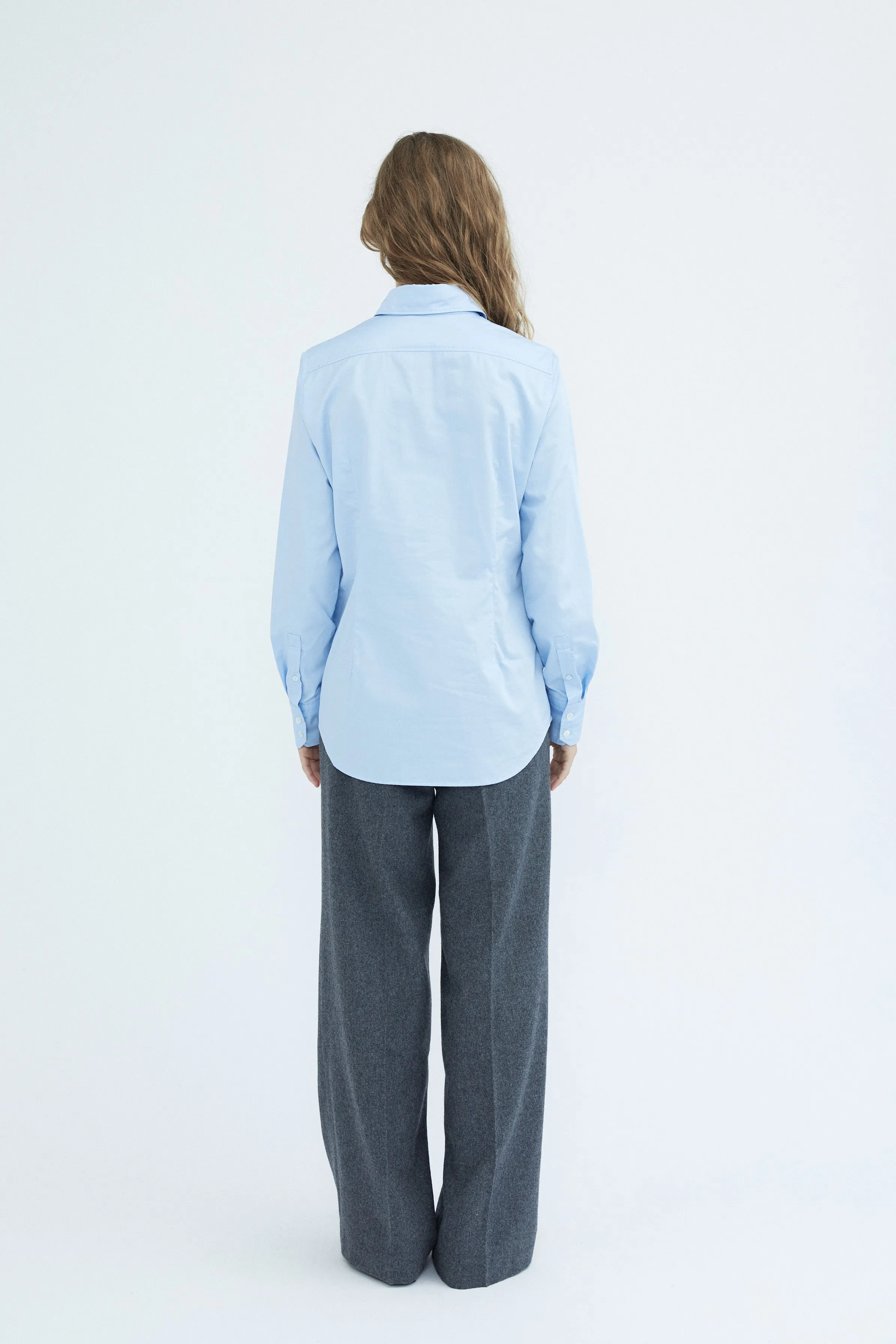 Suzie Shirt - Cotton - Sky