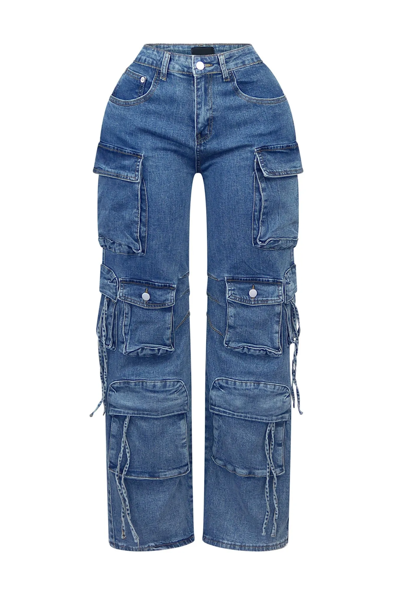 Wanna Be Denim Cargo Jeans