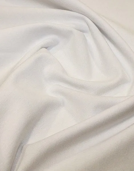 White Organic Cotton Jersey Fabric